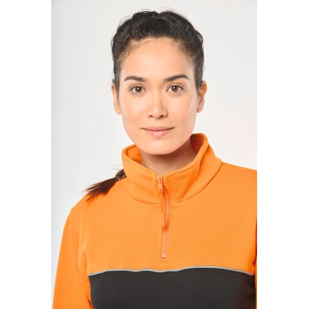 Sudadera 1/4 cremallera ecorresponsable– Unisex