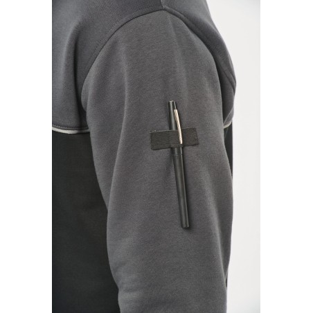 Sudadera 1/4 cremallera ecorresponsable– Unisex