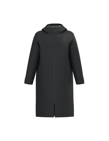 Parka larga con forro de sherpa unisex 2