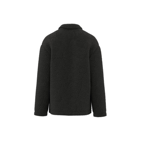 Unisex sherpa dropped shoulders overshirt