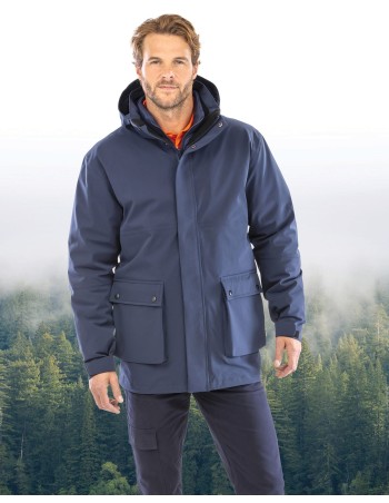 Chaqueta acolchada Ripstop reciclada 3 en 1