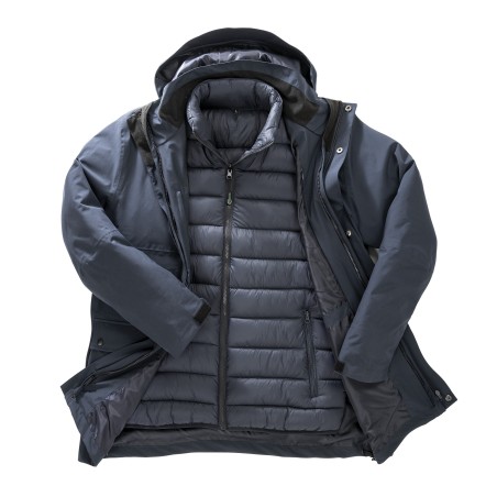 3-in-1 recycled Ripstop down jacket