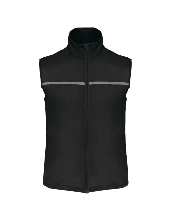 Running gilet with mesh back 2