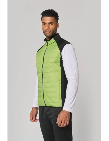 Chaleco deportivo bimaterial unisex