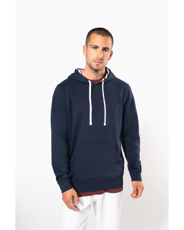 Sudadera con capucha de forro contrastado  - Unisex 2