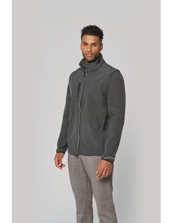 Chaqueta softshell con mangas amovibles unisex