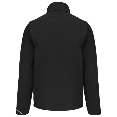 UNISEX detachable sleeves softshell jacket