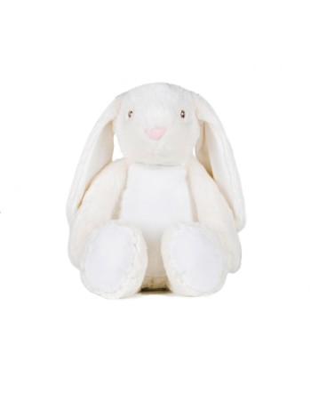 Conejo de peluche con cremallera