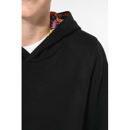 Sudadera con capucha de forro contrastado infantil