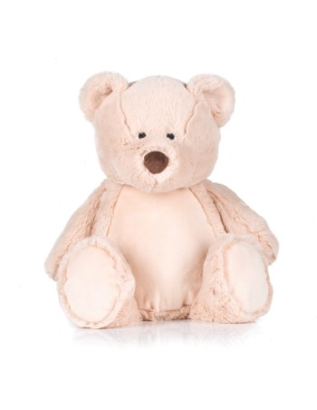 Oso de peluche con cremallera