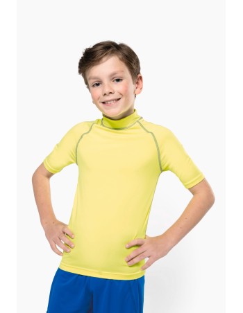 Kid\\\'s technical short-sleeved T-shirt with UV protection
