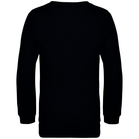 Sudadera ecorresponsable cuello redondo infantil