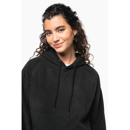 Unisex Oversized recycled polarfleece hoodie