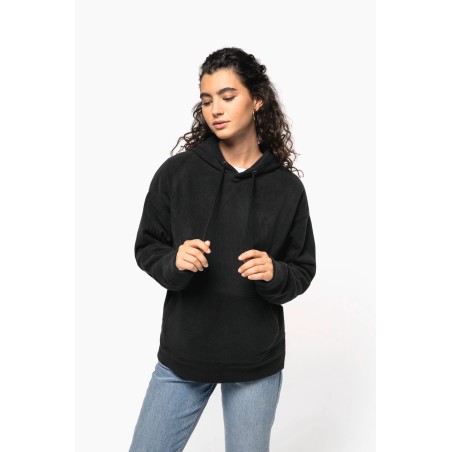 Unisex Oversized recycled polarfleece hoodie