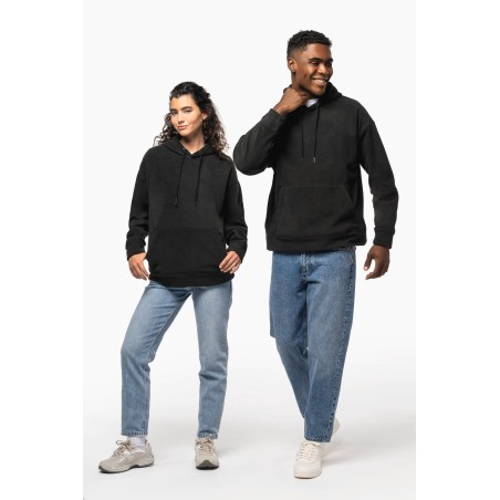 Unisex Oversized recycled polarfleece hoodie