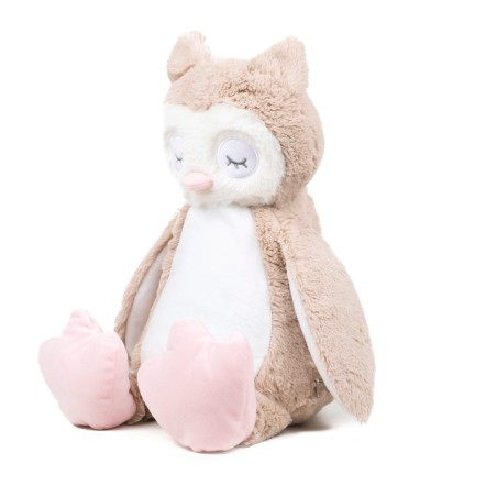 Lechuza de peluche con cremallera