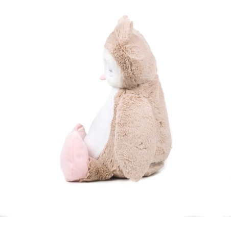 Lechuza de peluche con cremallera