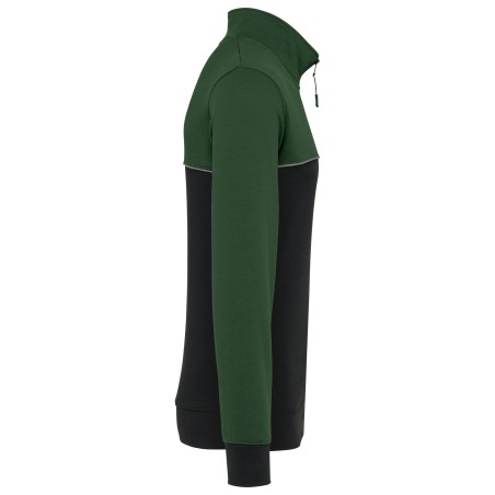 Sudadera 1/4 cremallera ecorresponsable– Unisex