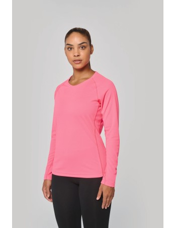 Ladies\\\' long-sleeved sports T-shirt