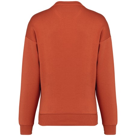 Sudadera ecorresponsable cuello redondo oversize unisex