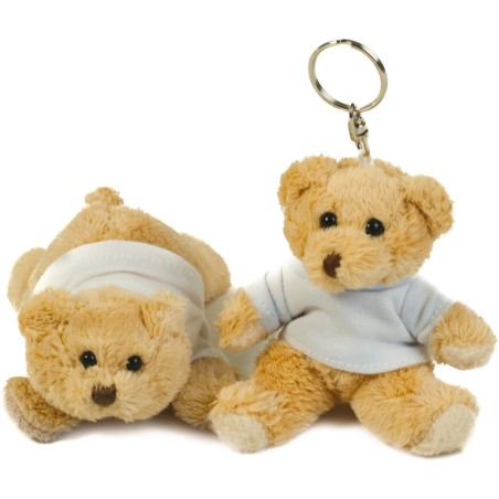 Llavero con oso de peluche Binx