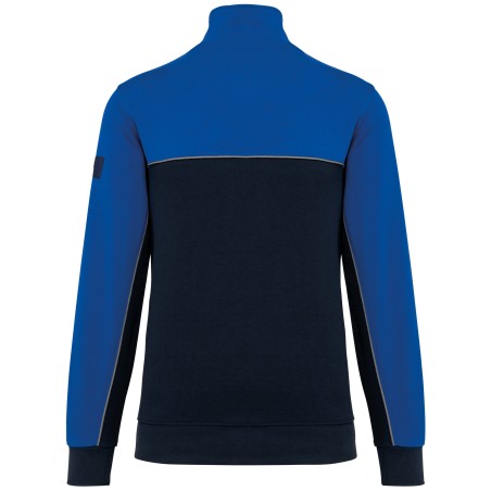 Unisex zipped neck eco-friendly sweatshirt