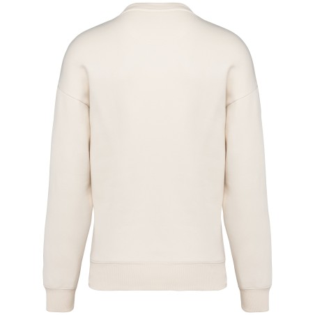 Sudadera ecorresponsable cuello redondo oversize unisex
