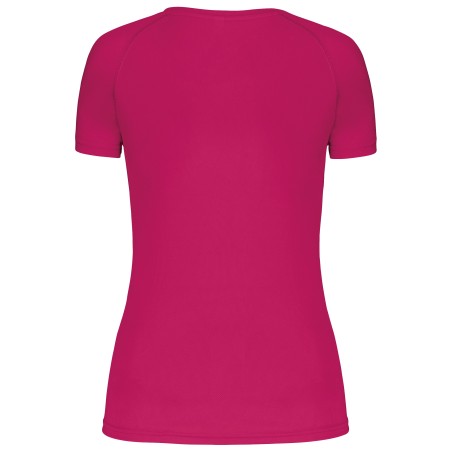 Camiseta de deporte cuello de pico mujer
