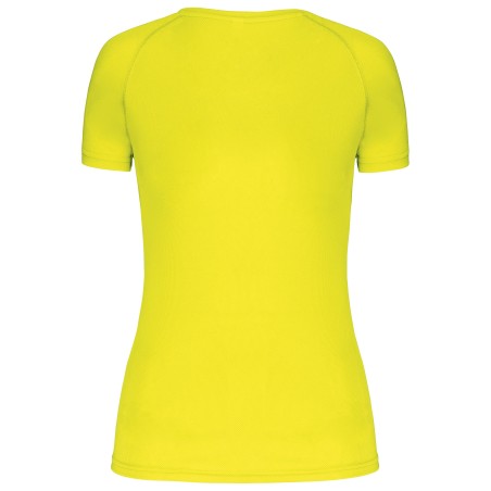 Camiseta de deporte cuello de pico mujer