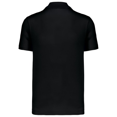Polo interlock de manga corta hombre