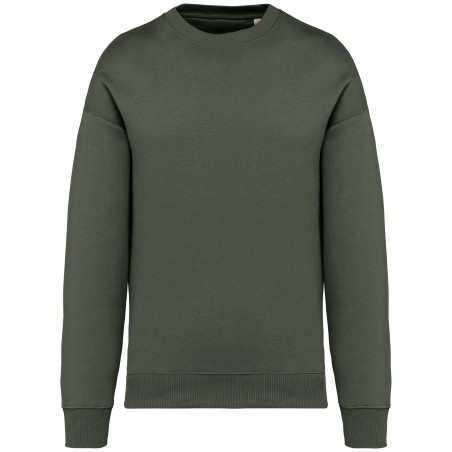 Sudadera ecorresponsable cuello redondo oversize unisex