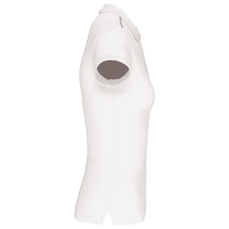 Polo interlock de manga corta mujer