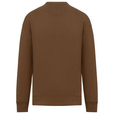 Sudadera ecorresponsable cuello redondo oversize unisex