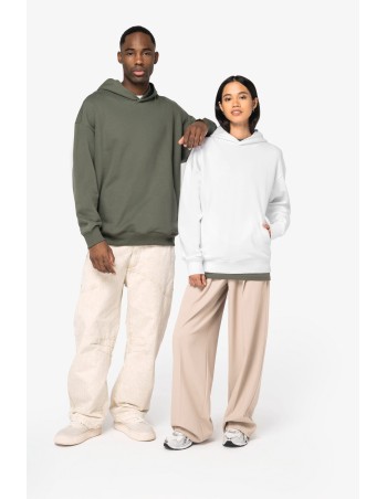 Sudadera ecorresponsable con capucha oversize unisex 2
