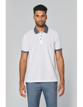 Polo piqué performance hombre