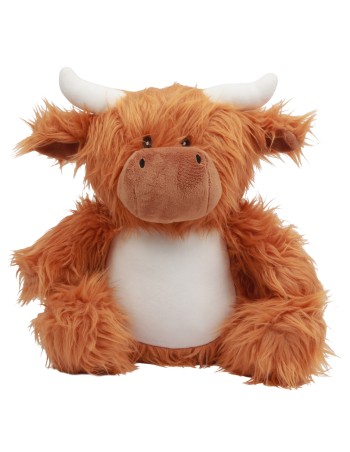 Vaca de peluche con cremallera 2