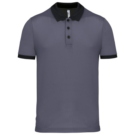 Men\\\'s performance piqué polo shirt