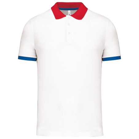 Men\\\'s performance piqué polo shirt