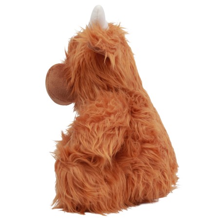 Zipped cow cuddly toy