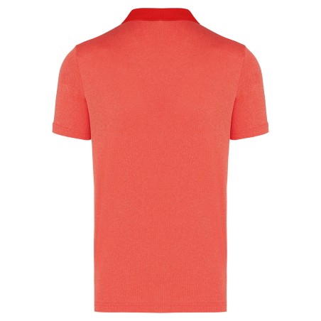 Adult short-sleeved marl polo shirt