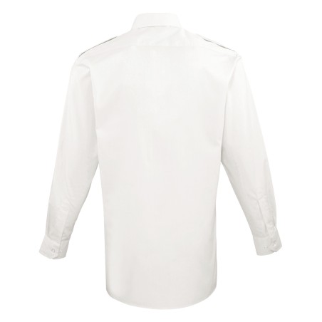 Men\\\'s Long-Sleeved Pilot Shirt