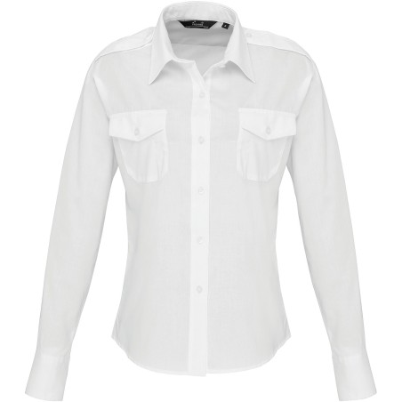 Ladies\\\' Long-Sleeved Pilot Shirt