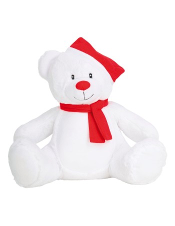 Oso de peluche navideño con cremallera 2