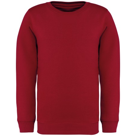 Eco-friendly Kids\\\' round neck sweatshirt