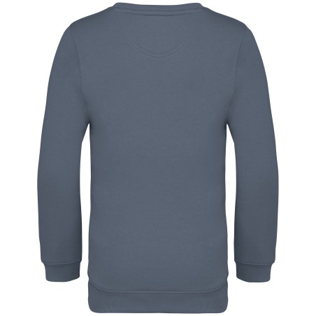 Sudadera ecorresponsable cuello redondo infantil