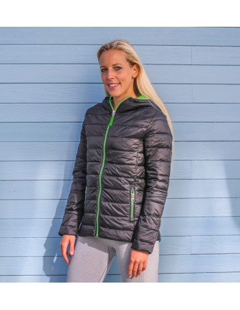 Womens Snow bird Hooded Jacket
