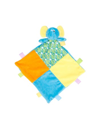 Manta multicolor elefante