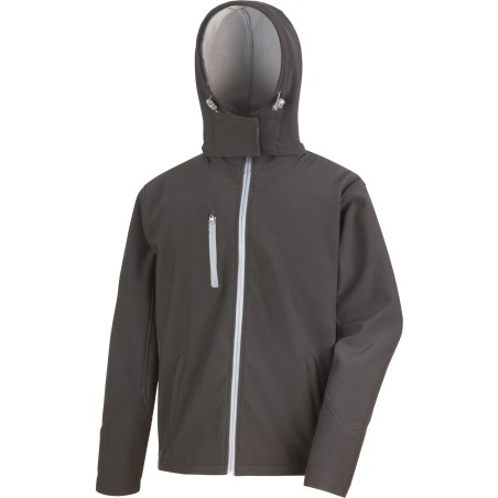 Mens TX Performance Hooded Soft Shell Jacket