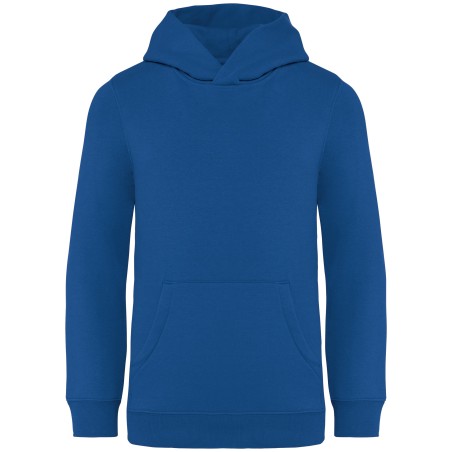 Sudadera  ecorresponsable con capucha infantil