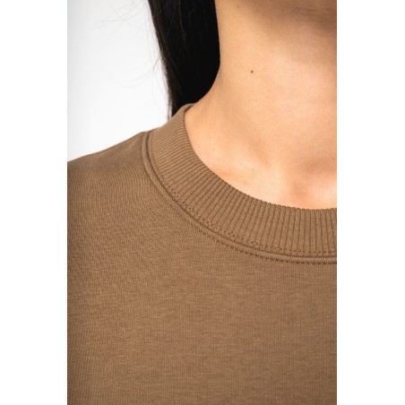 Sudadera ecorresponsable cuello redondo oversize unisex